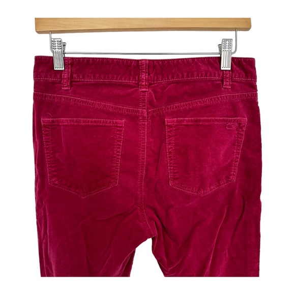 Vineyard Vines Velvet High Rise Pants Skinny Stretchy  Size 4 - Picture 4 of 11
